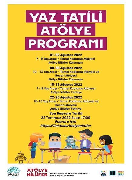 Atölye Nilüfer - Yaz Tatili Atölyeleri
