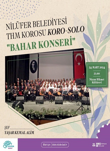 Nilüfer Belediyesi Türk Halk Müziği Korosu Bahar Konseri