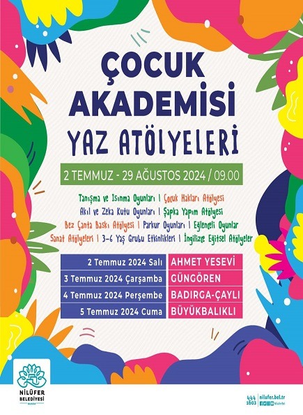 Çocuk Akademisi Yaz Atölyeleri
