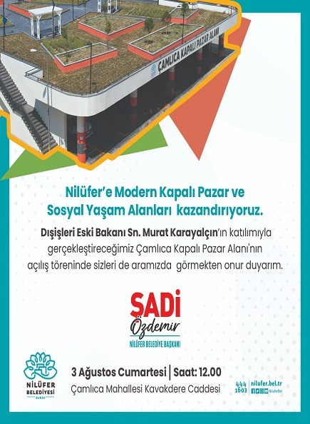 Çamlıca Pazar Alanı Açılıyor