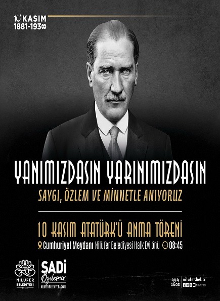 10 Kasım Atatürk'ü Anma Töreni