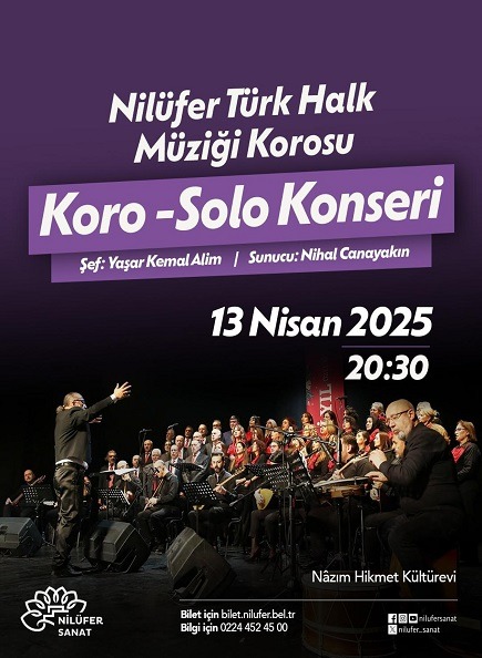 Nilüfer Belediyesi Türk Halk Müziği Korosu Koro-Solo Konseri
