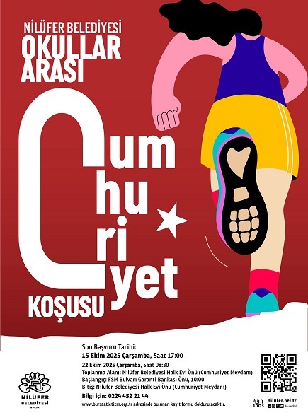 Nilüfer Belediyesi Okullararası Cumhuriyet Koşusu