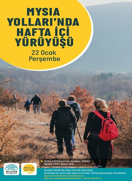Mysia Yolları Hafta İçi Doğa Yürüyüşü