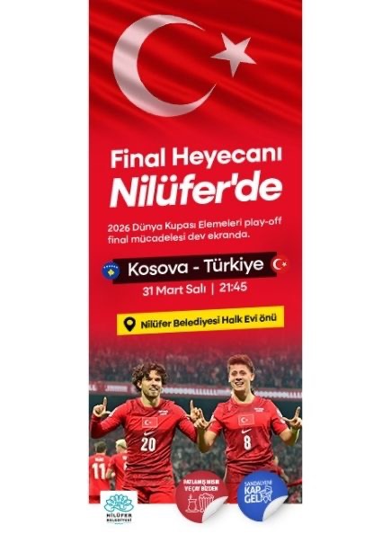 Final Heyecanı Nilüfer'de Maç Gösterimi