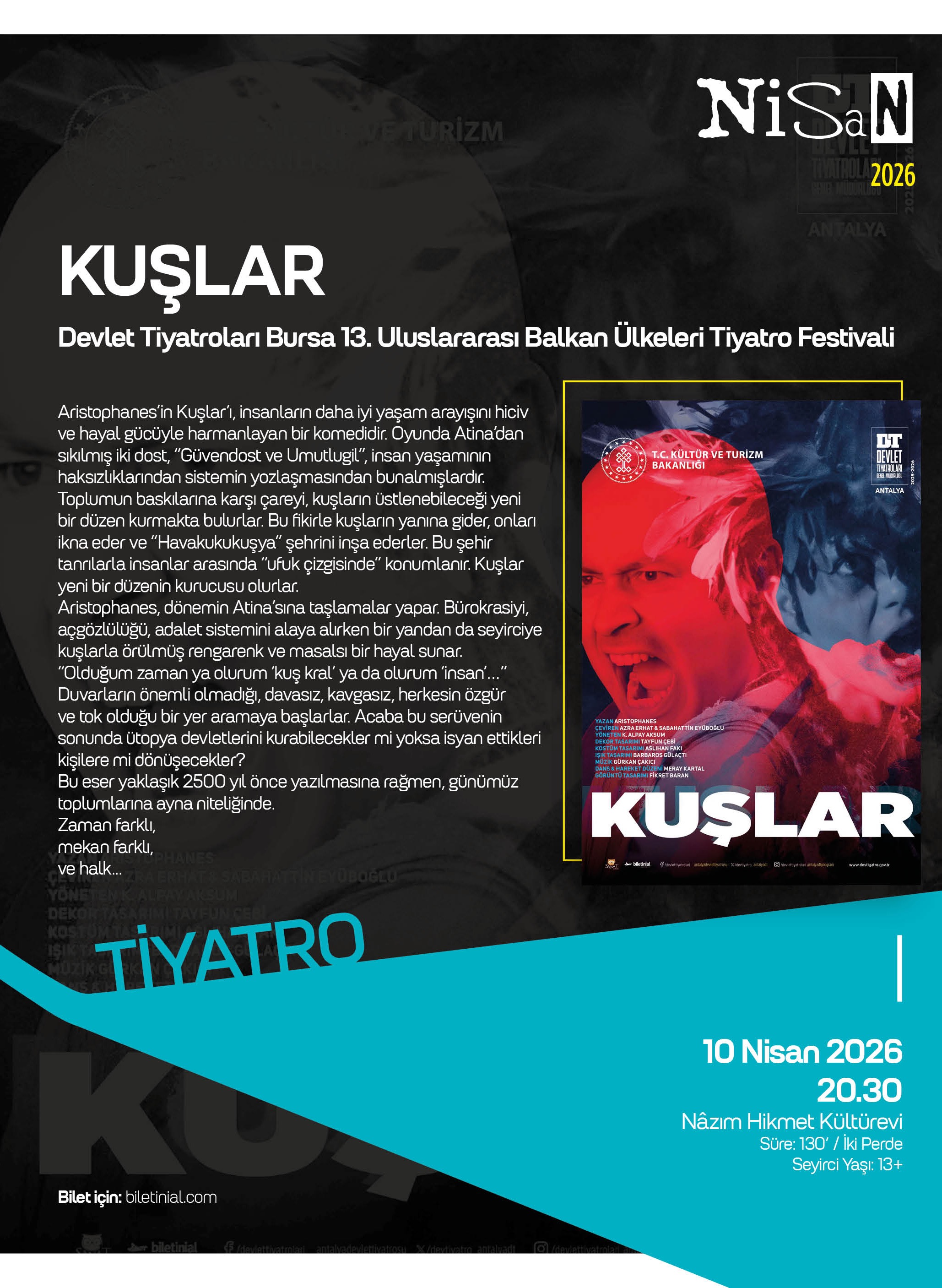 Kuşlar Tiyatro Oyunu