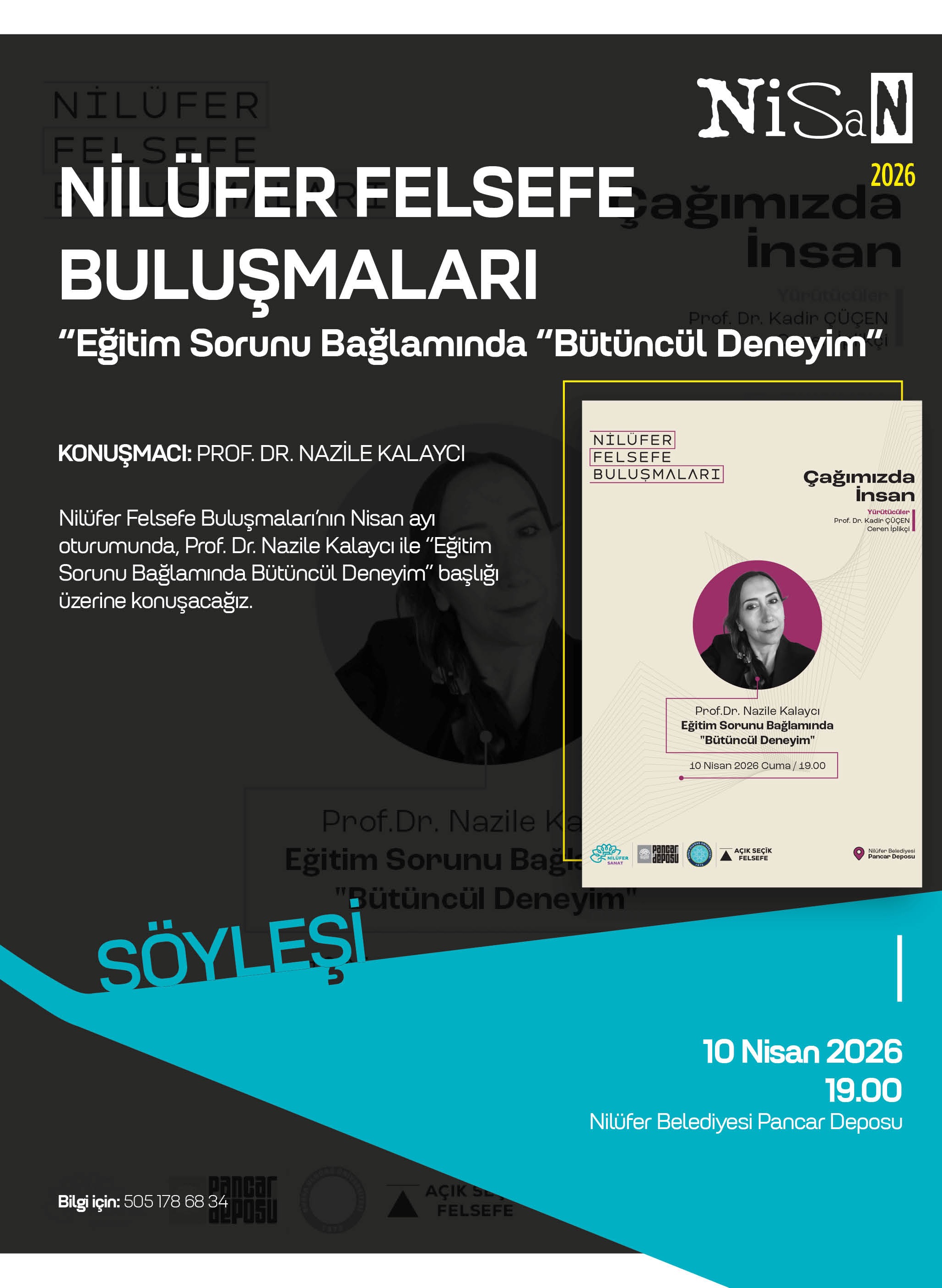 Nilüfer Felsefe Buluşmaları | Eğitim Sorunu Bağlamında “Bütüncül Deneyim”