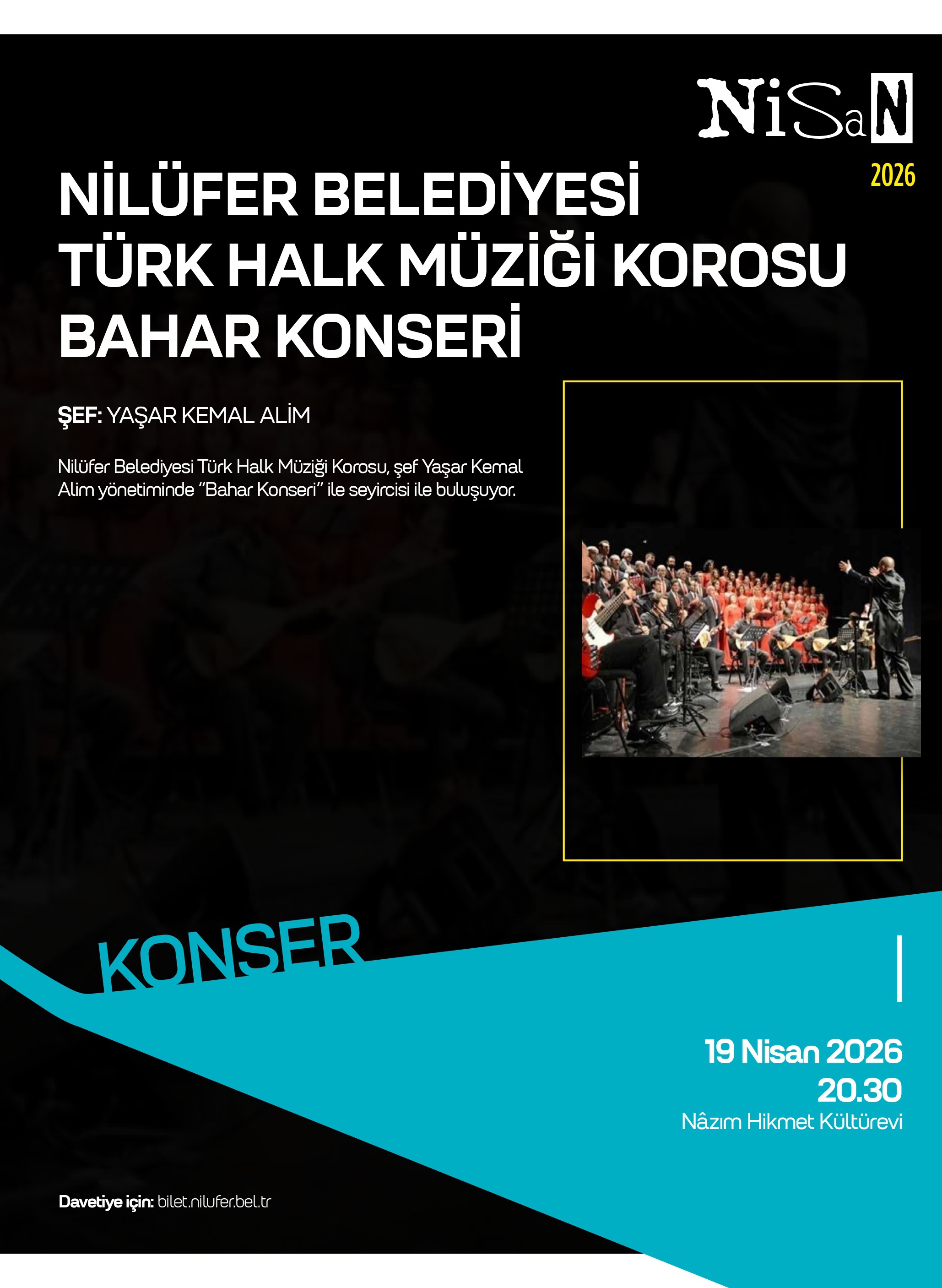 Nilüfer Belediyesi Türk Halk Müziği Korosu Bahar Konseri