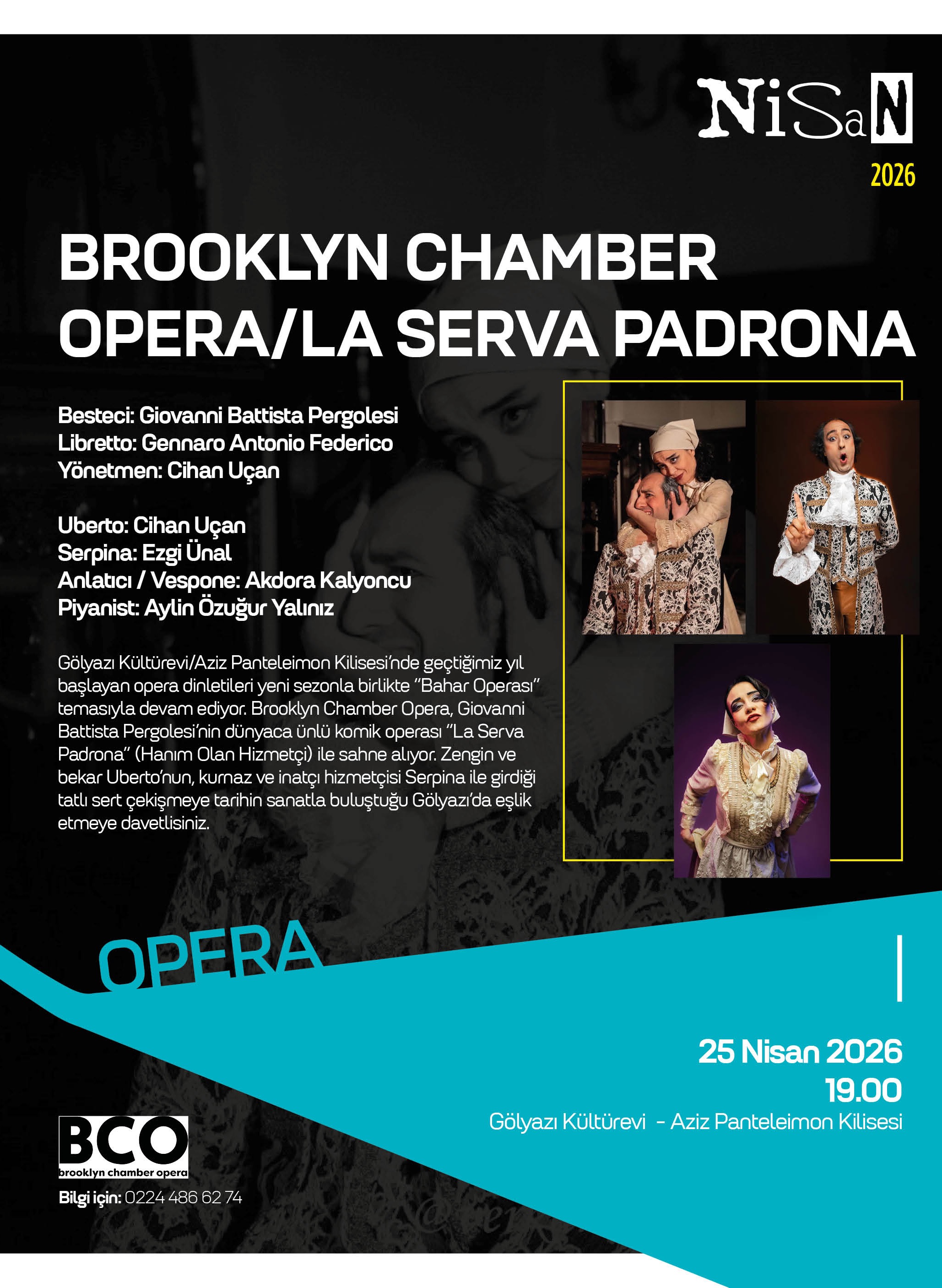 Brooklyn Chamber Opera / La Serva Padrona