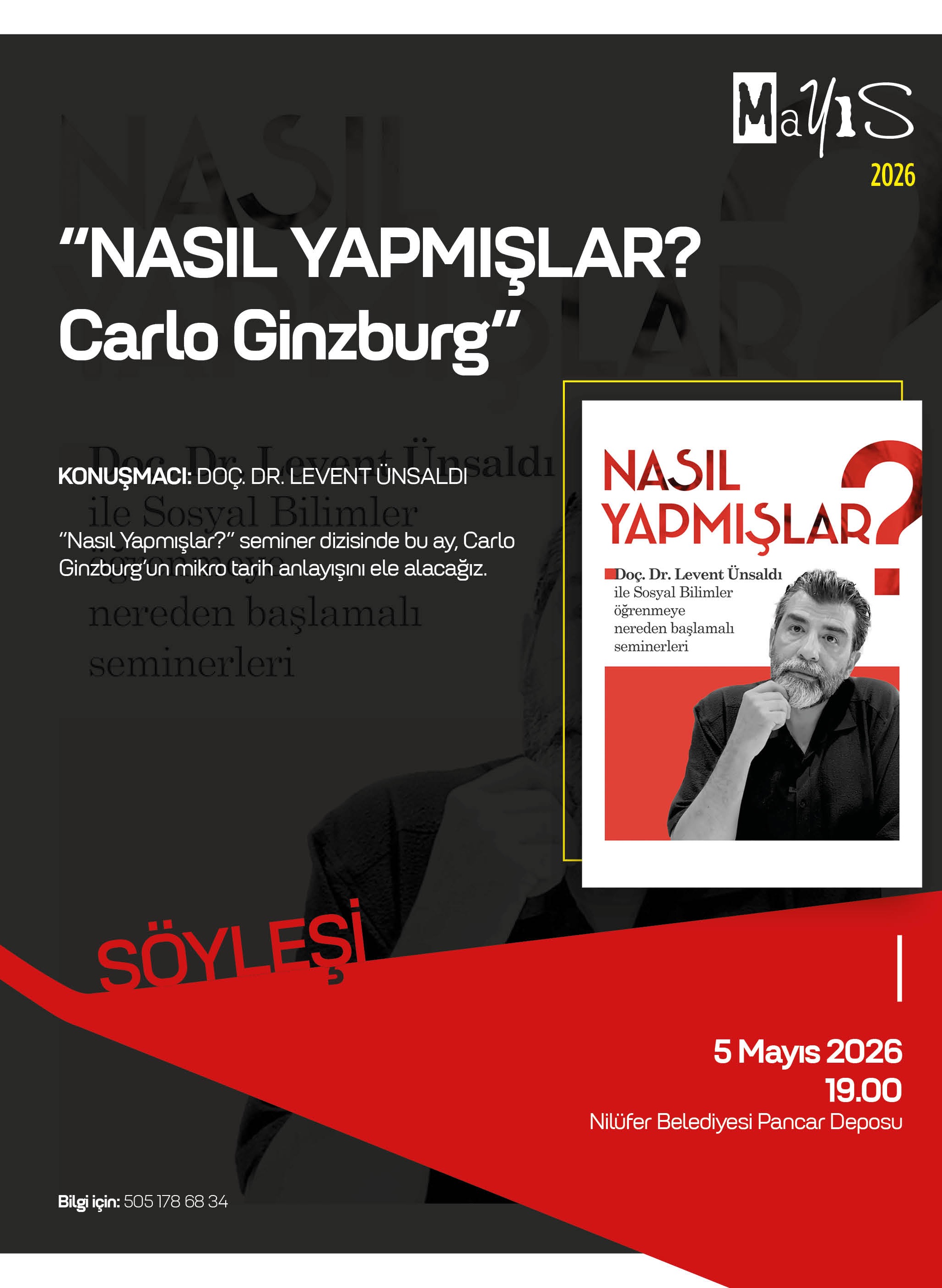 “NASIL YAPMIŞLAR? Carlo Ginzburg”