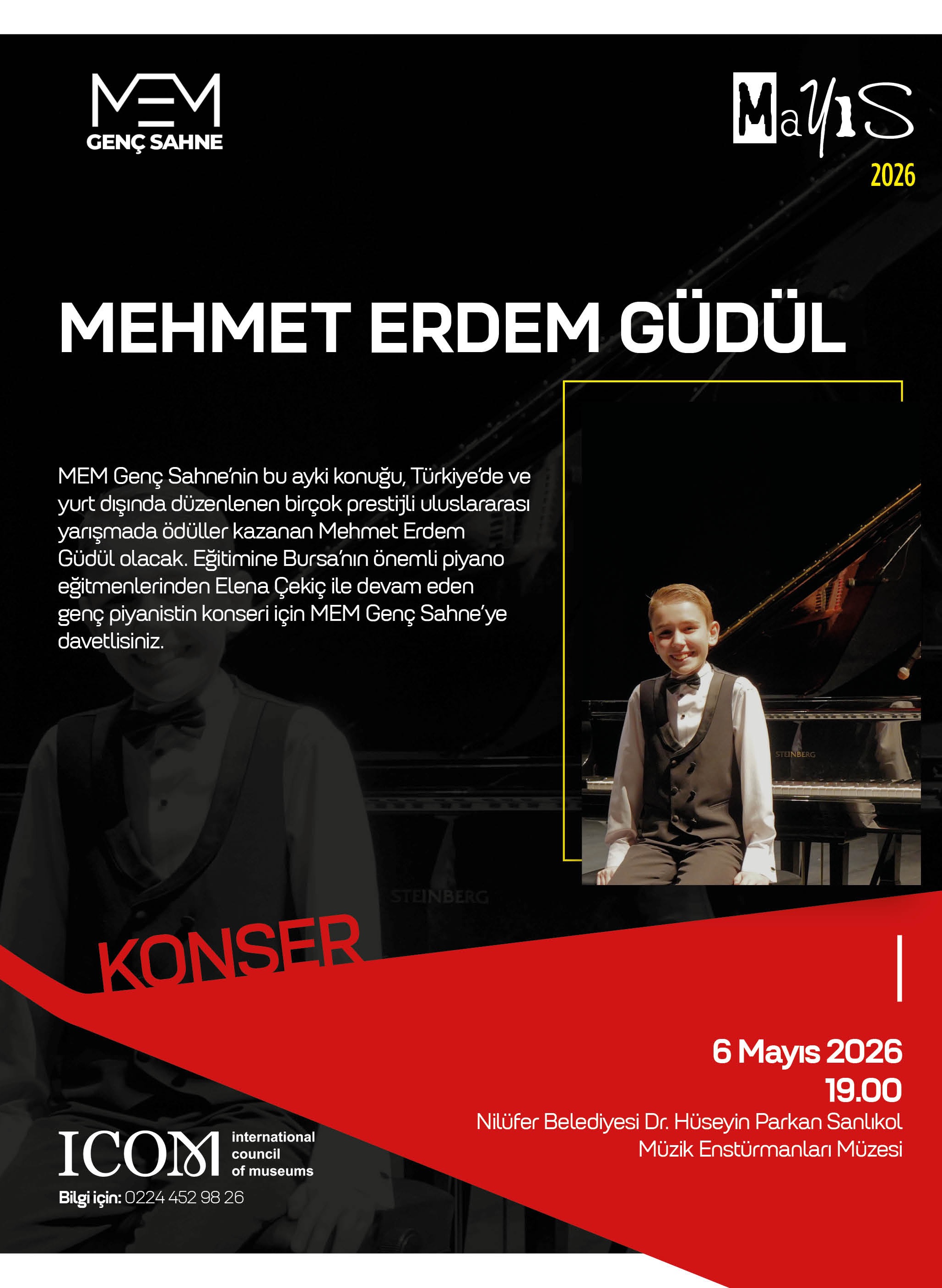 MEHMET ERDEM GÜDÜL Konseri