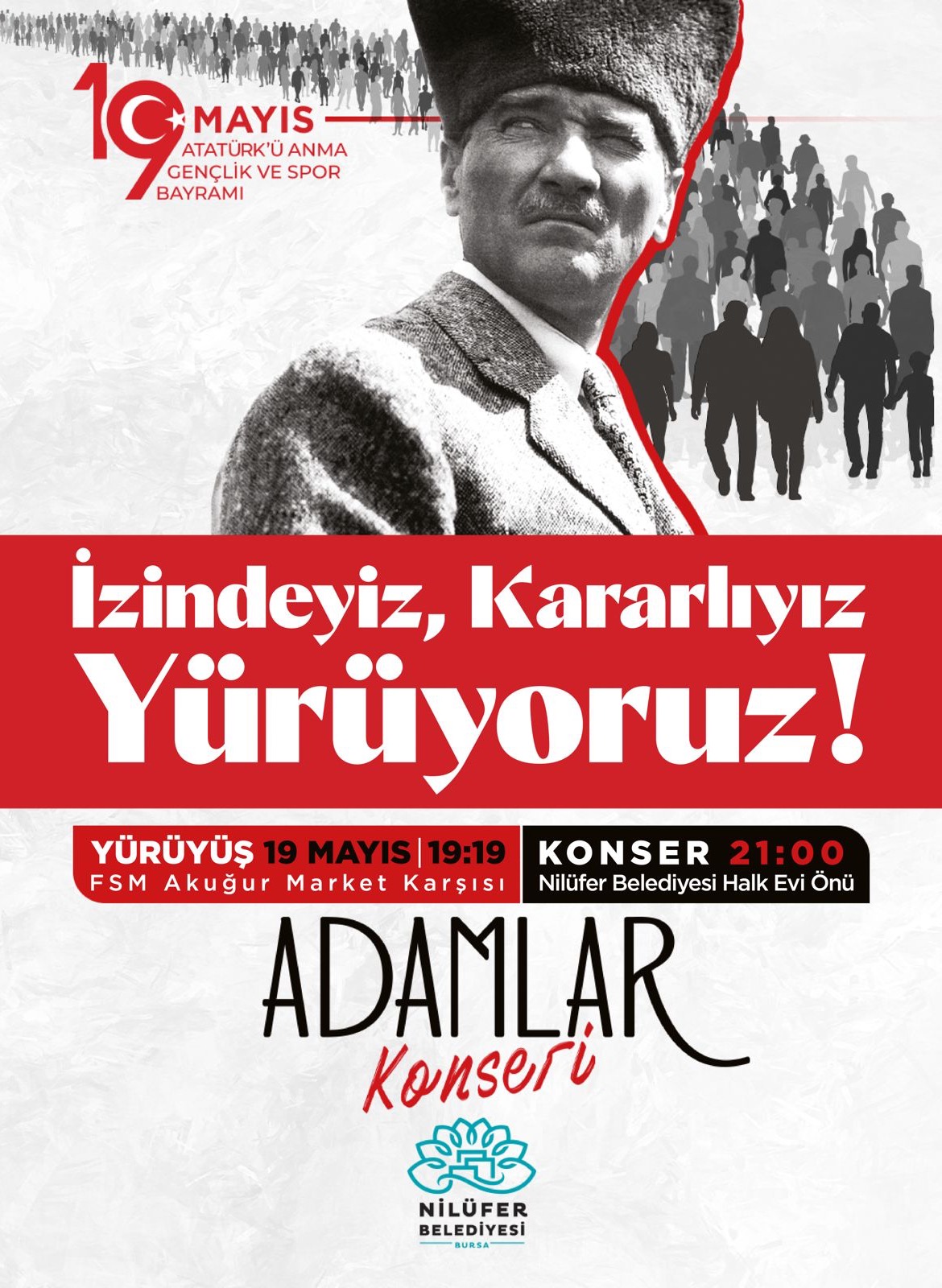 19 Mayıs Kutlaması│İzindeyiz, Kararlıyız, Yürüyoruz! 