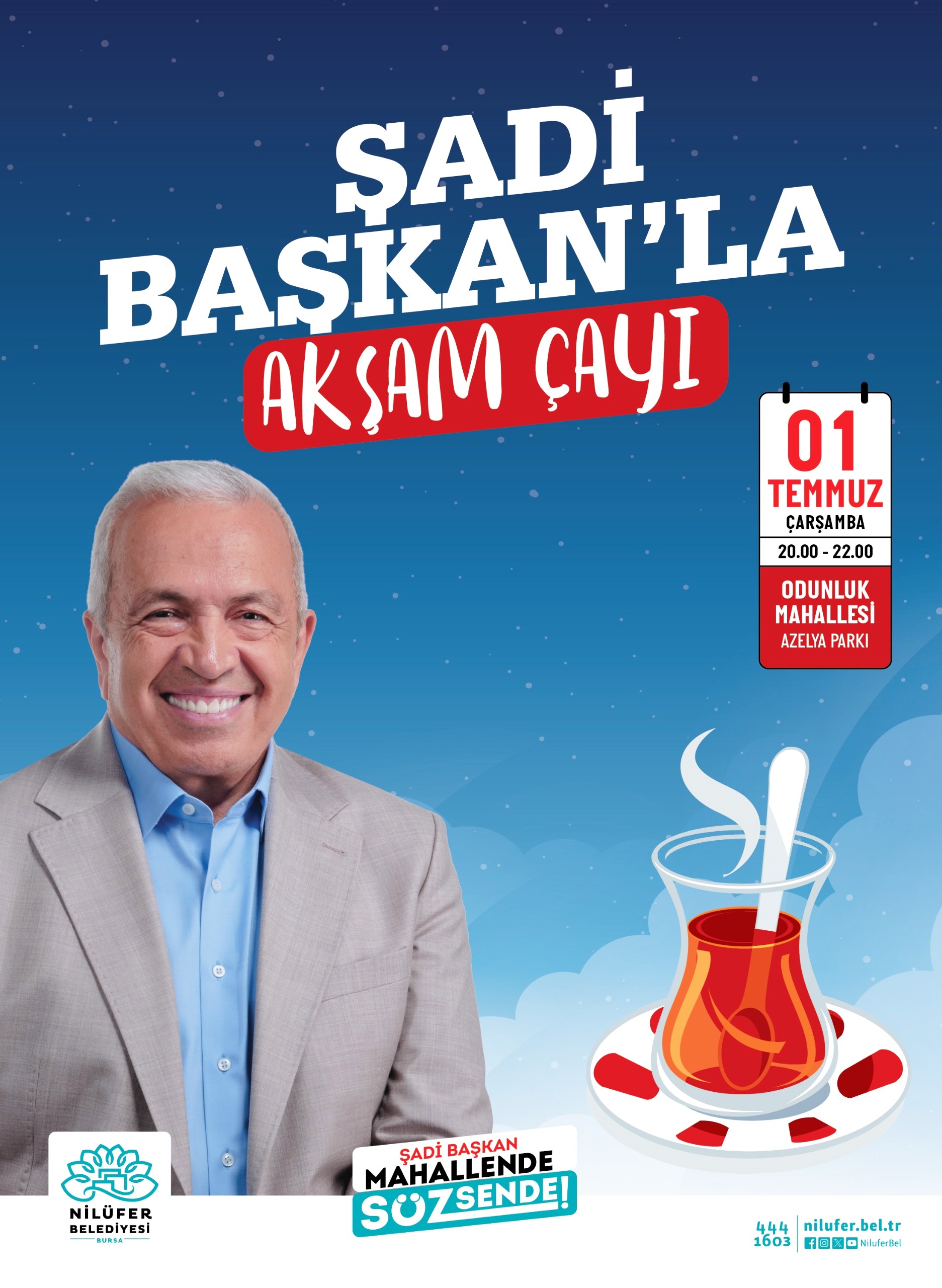 Odunluk'ta Şadi Başkan’la Akşam Çayı