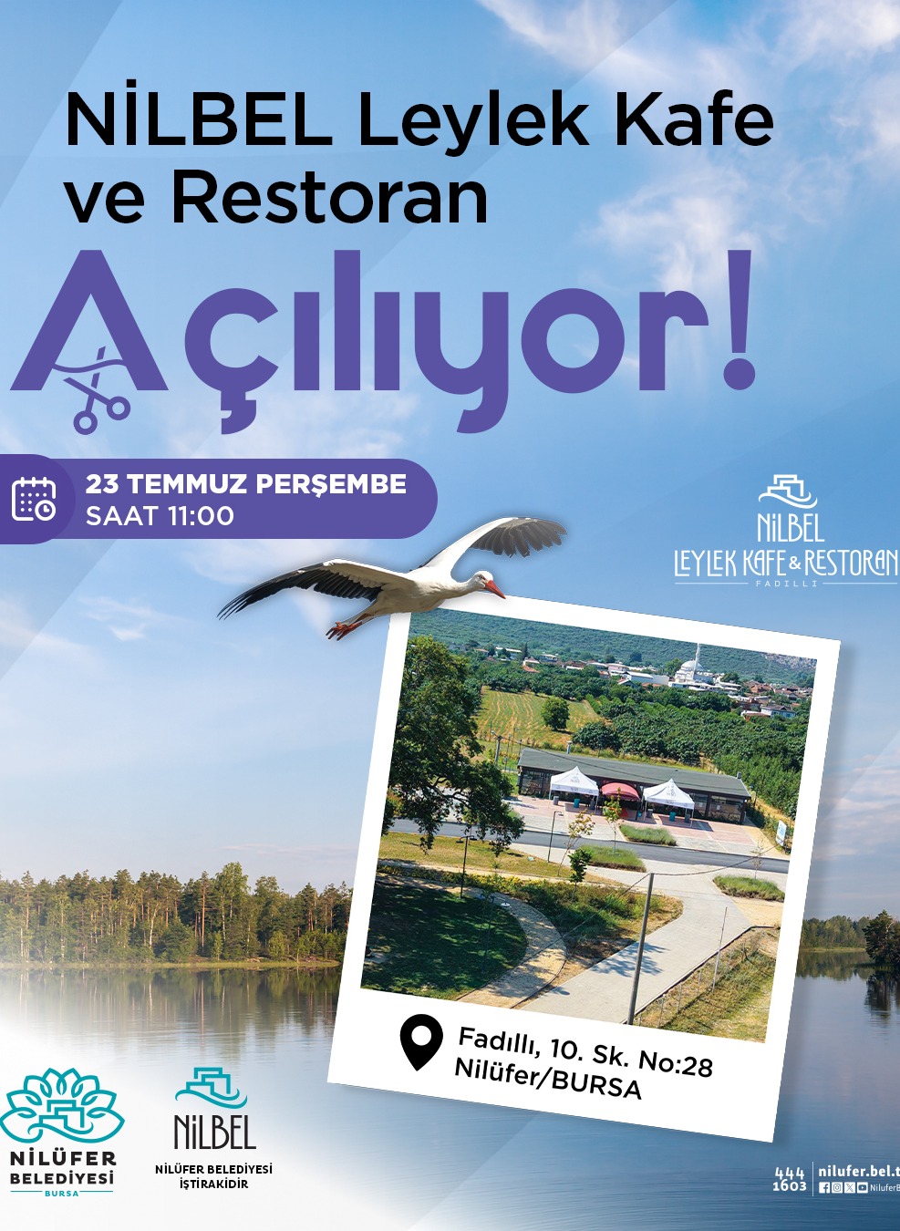 NİLBEL Leylek Kafe ve Restoran Açılışı