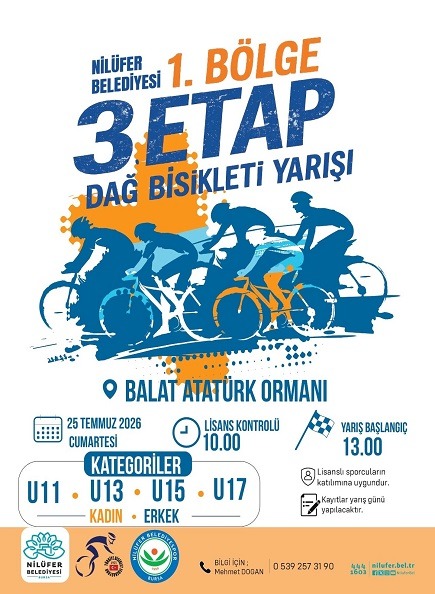 Nilüfer Belediyesi 1. Bölge 3. Etap Dağ Bisikleti Yarışı